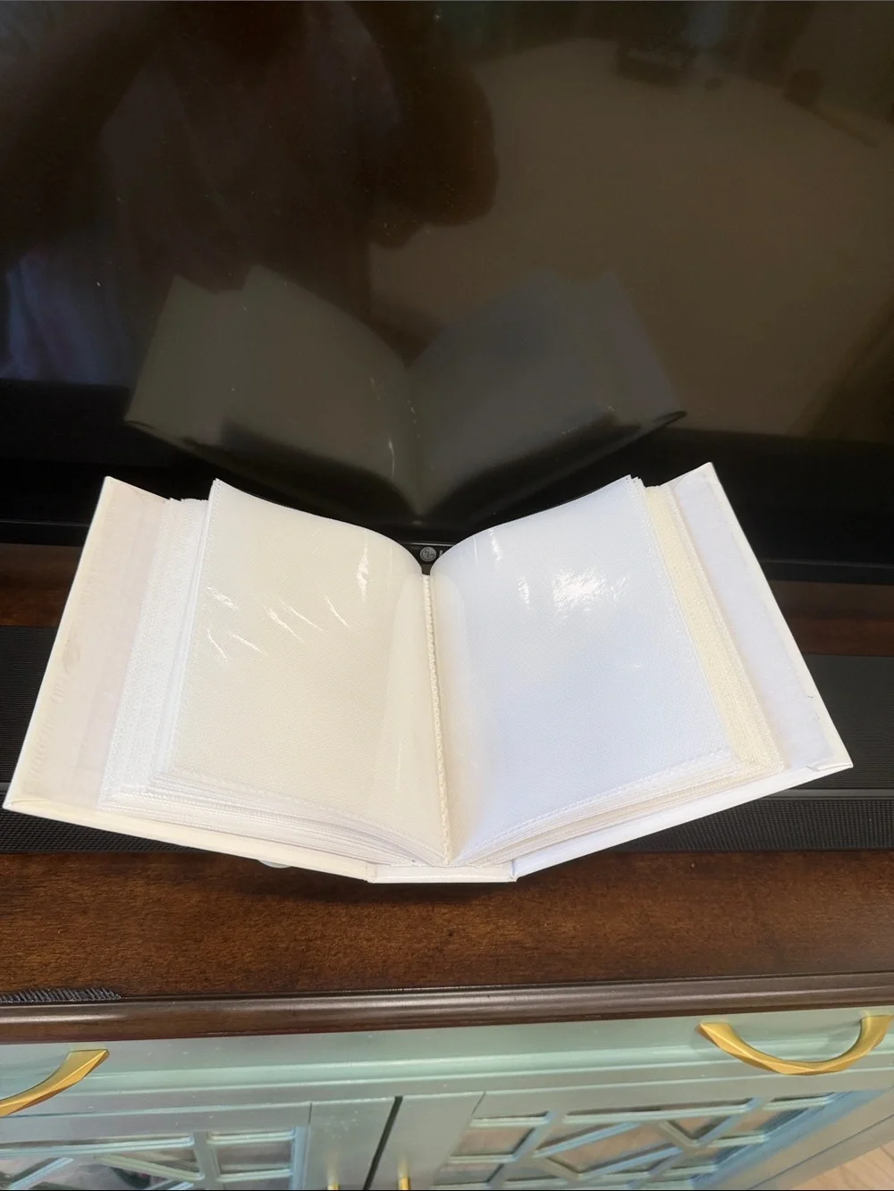 BNWT HANDMADE GRANDPARENTS BRAG BOOK 4 x 6  100 PHOTOS PHOTO ALBUM